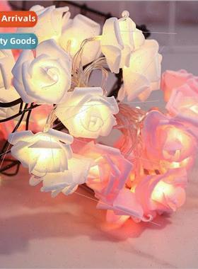 LED imitation romantic rose flower light string birthday Val