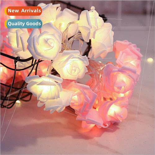 LED imitation romantic rose flower light string birthday Val