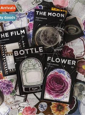 Japanese paper stickers time collection book series vintage