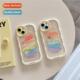 14ProMax text graffiti Rainbow fun Apple case 适用 phone