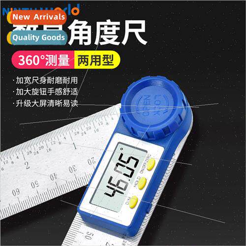 Electronic digital display angle ruler multi-purpose high-pr