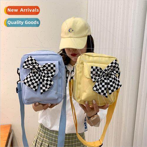 Korea small fresh bow small bag 2022 new vertical section ce