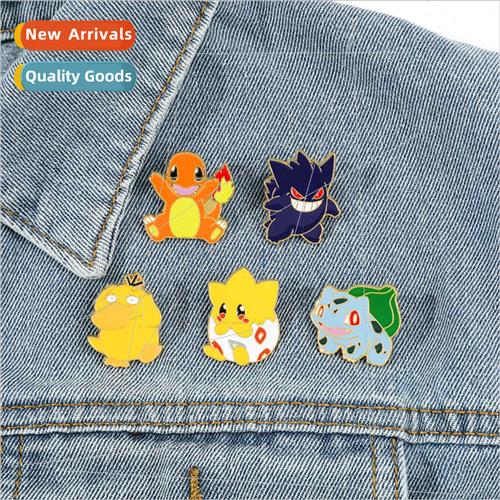 Pokémon Brooch Cartoon Pikachu Jani-Turtle Enamel Pin Koda