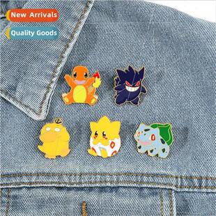 Pokémon Brooch Cartoon Pikachu Jani-Turtle Enamel Pin Koda