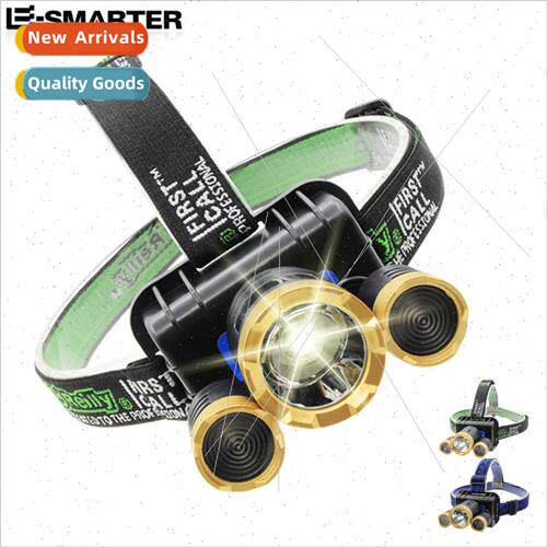 Super bright multi-function induction LED strong light tripl