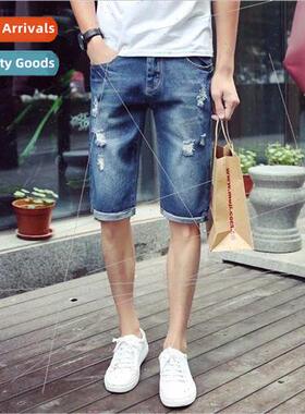 2020 new summer mens denim shorts broken holes nd of persona