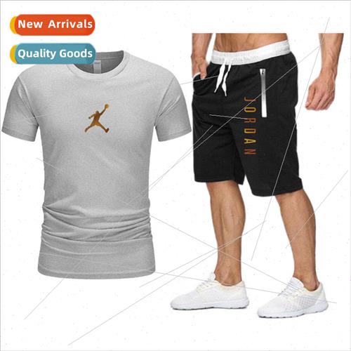 Golden layup villain new summer sports shorts short-sleeved