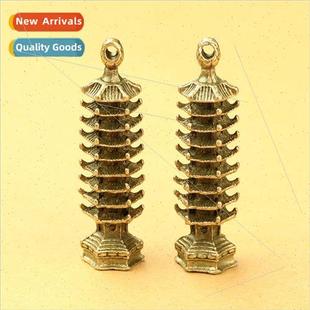old Lei Demon brass Pagod Zhen vintage Pagoda Imitation Feng