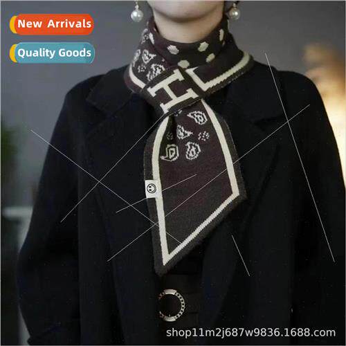 Womens scarf double sided available warm small scarf Chibiqi