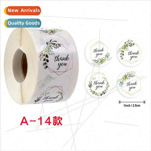 Rolls of sealing stickers thank you baking florist handmade