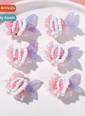Sweet and lovely dreamy sense of flowers mermaid diy handmad