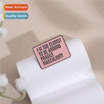 Brooches Im too clumsy to get along with fragile masculinity