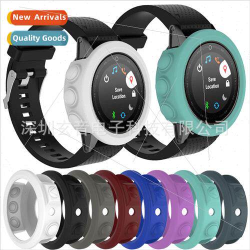 适用 Garmin fenix5 Silicone Protective Case Solid Color Drop