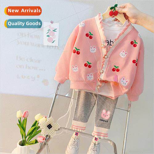 Childrens fall suit suit this years new girls long-sleeved c