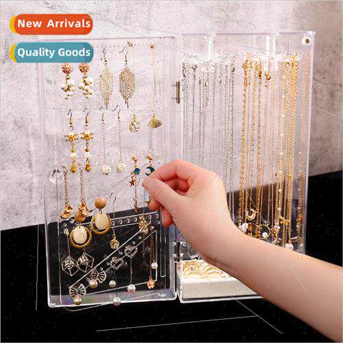 Acrylic necklace display rack large capacity storage rack ea