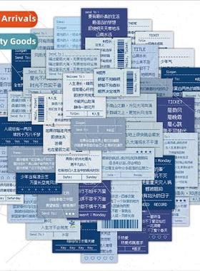 60 pixel  text graffiti stickers decorative organizer notebo