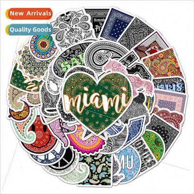 50 personalized ins  cashew flower pattern floral fashion de