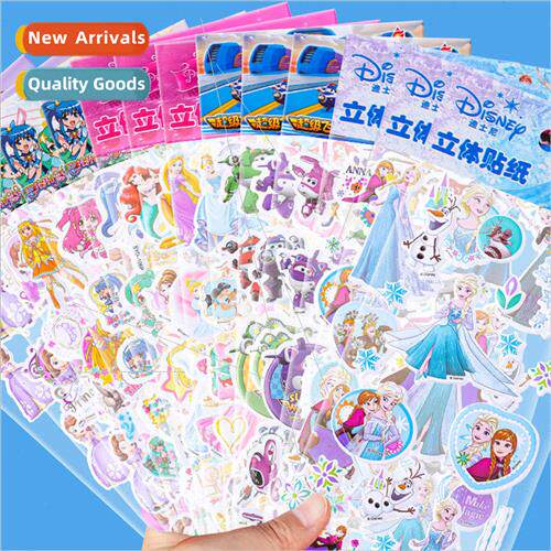 Childrens bubble stickers 3D princess stickers stickers cart