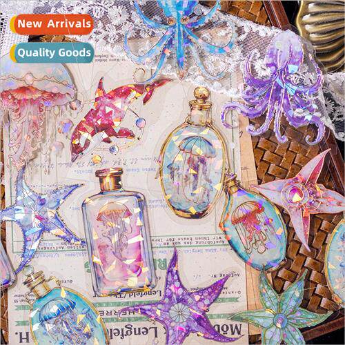 Dream Dance pet three-dimensional laser gold sticker pack Oc