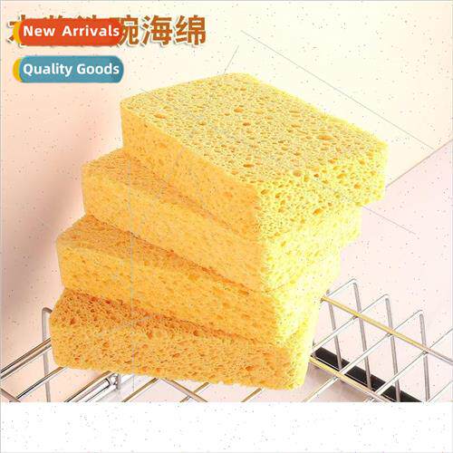 Wood pulp sponge wipes dishwashing sponge wipes kitchen brus