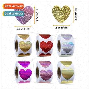 Valentines Day gift envelo glitter inch diy New heart
