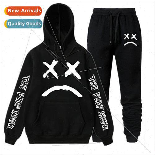 Trend Hot New l Peep Set Hooded Crew Neck Sweatshirt Padded