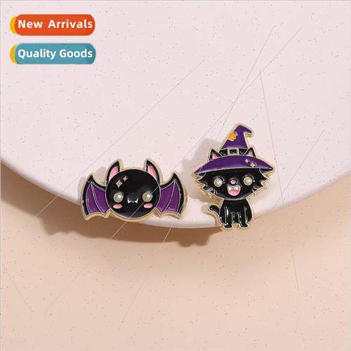 Cartoon brooch cute animal cute cat bat badge personalized n