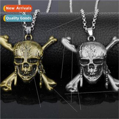 New Vintage Pirates of the Caribbean 5 Captain Jack Skull Pe