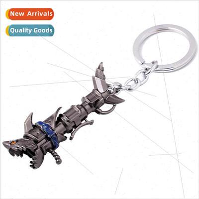 High- metal weapon model Riot Lori x weapon Keychain Hanging