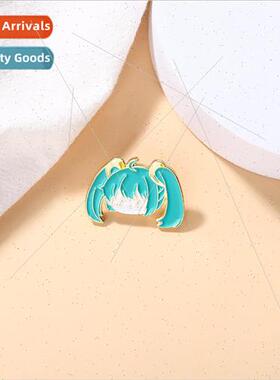 Hatsune Miku Hatsunes ttle Head Music Songsss Metal Badge Co