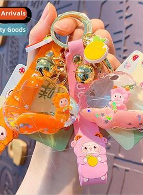 sheep bleating into the oil quicksand bottle keychain female