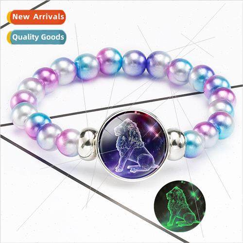New accessories glow-in-the-dark twelve constellations rainb