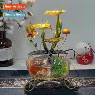 desktop fountain feng Flowing pool ornament shui fish water
