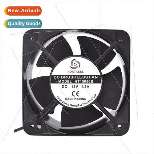 High  cooling fan 15050 12V 24V dual ball DC cooling fan 适