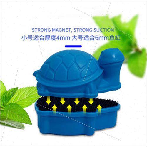 RS cartoon cute mini magnetic brush algae fish tank glass cl