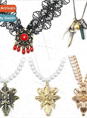 Resident Evil 8 Village Necklace Mrs. Timmy Scku Pearl Neckl