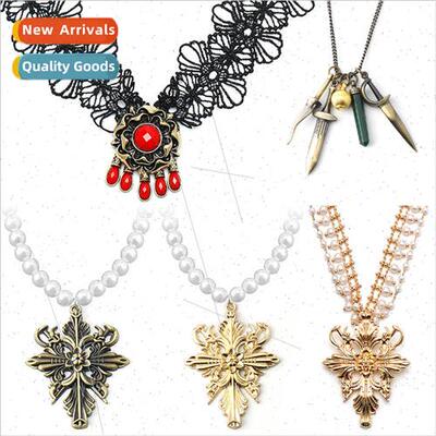 Resident Evil 8 Village Necklace Mrs. Timmy Scku Pearl Neckl