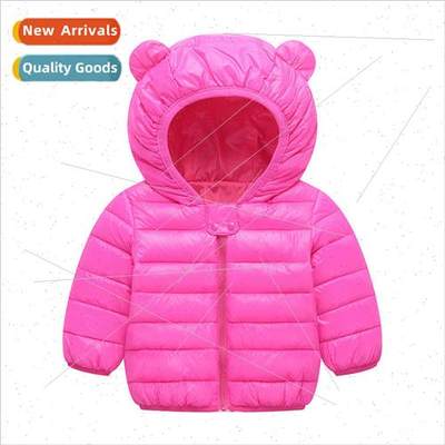 Childrens down cotton jacket small and medium-sized children