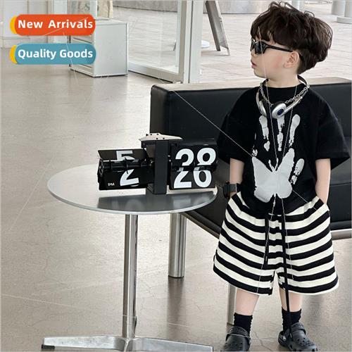 Childrens short-sleeved 2023 summer new Korean  of the boys