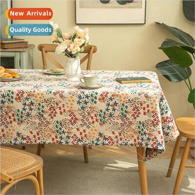 American ins light luxury tablecloth rectangle chenille fabr