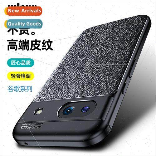 适用 Google Pixel8A cell phone case business lychee leather