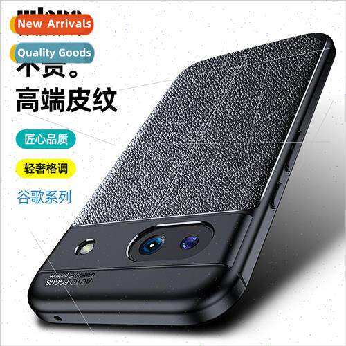 适用 Google Pixel8A cell phone case business lychee leather