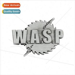 Brooch Mens Alphabet WASP Pin Stranger Metal Things