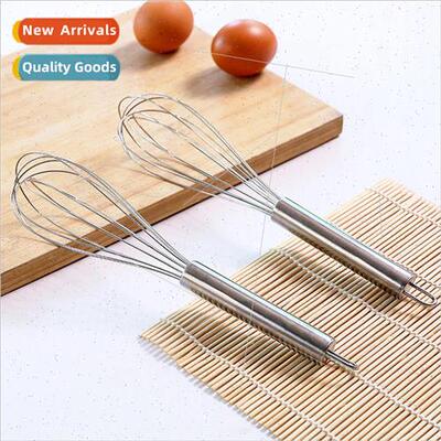 Kitchen stainless steel hand whisk whisk egg whisk stick cre