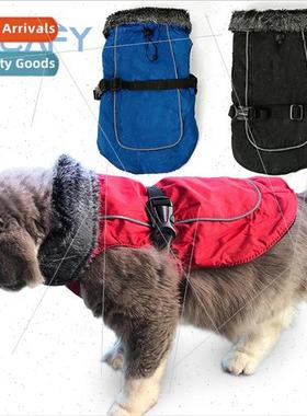 Cat Winter Clothes Puppy Warm Cotton Clothes Outdoor With Fl