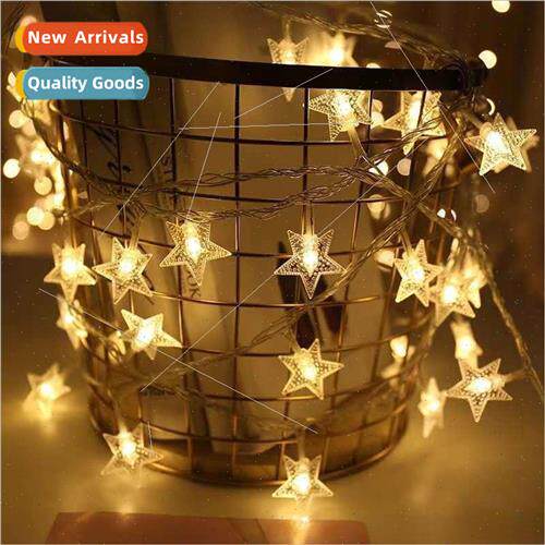 led pentagram string lights flashing lights eight function f