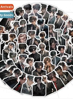 60 cartoon novel male protagonist children stickers laptop l