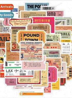 50 travel plane tickets old ticket stubs cartoon graffiti st