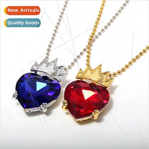 Descendants Descendants 3 mple Crown Crystal Heart Pendant C