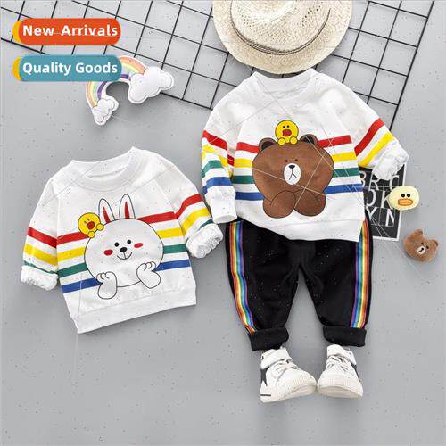 Childrens spring and autumn new suit boys and girls Korean